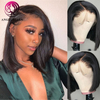 Humanl Hair Short Wigs Hair Vendors Transparent Part Lace Wig Brazilian Hair Wigs