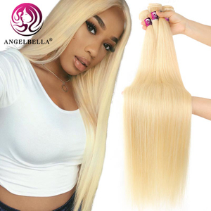 613 Remy Hair Extensions Blonde Body Wave Bundles with Closure