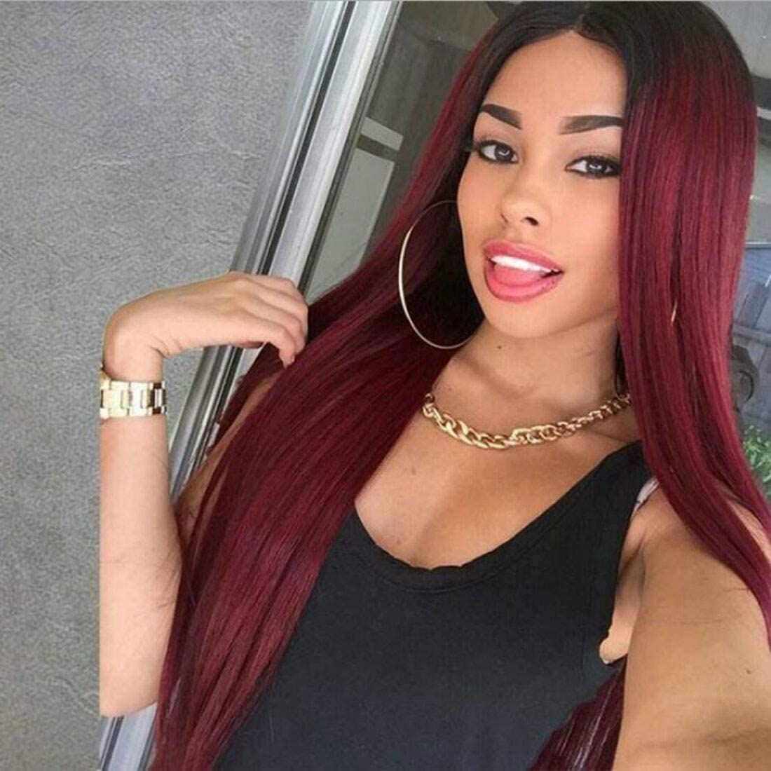 Angelbella 99J Bundles Brazilian Human Hair Bundles 3 Bundles Hair Straight with Kim K Closure