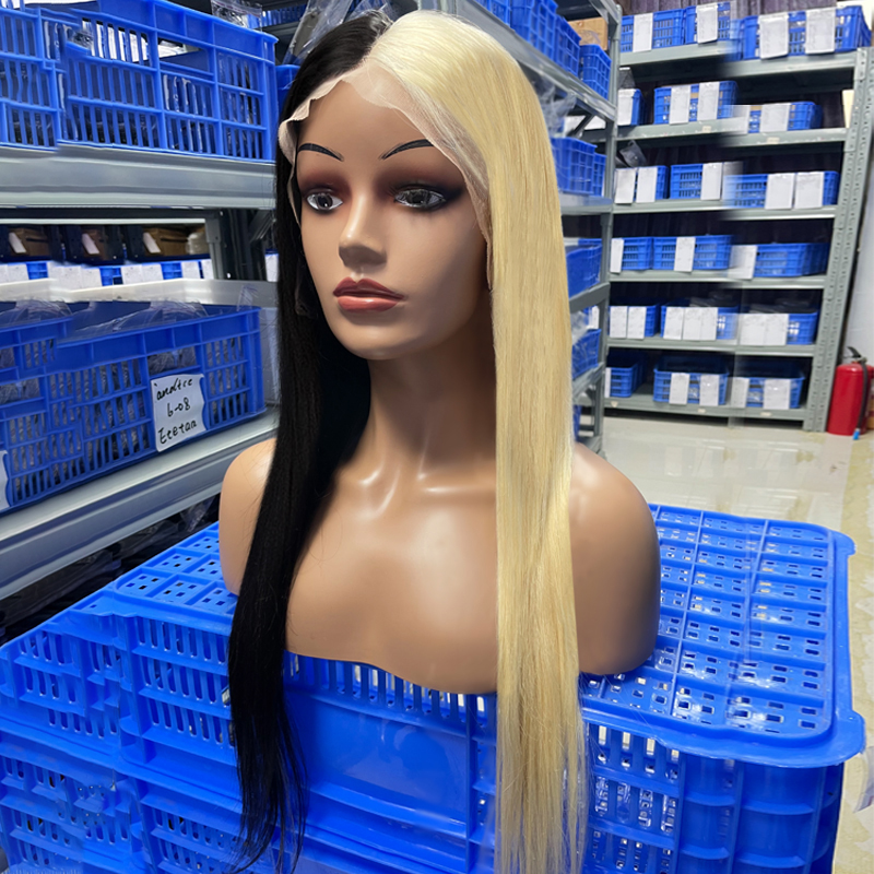 13x4 Frontal 613 Blonde Lace Front Wig Human Hair