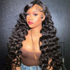 Angelbella Queen Doner Virgin Hair Natural Black Color 100% Unprocessed Brazilian Loose Deep Wave Human Hair Bundles 