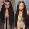 AngelBella DD Diamond Hair 13X4 HD Lace Front Wigs Deep Wave Lace Wig Glueless Human Hair Wigs