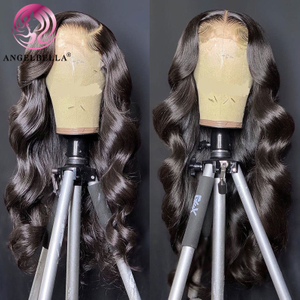 Angelbella Queen Doner Virgin Hair 13x4 Full Hd Natural Lace Front Human Hair Wigs