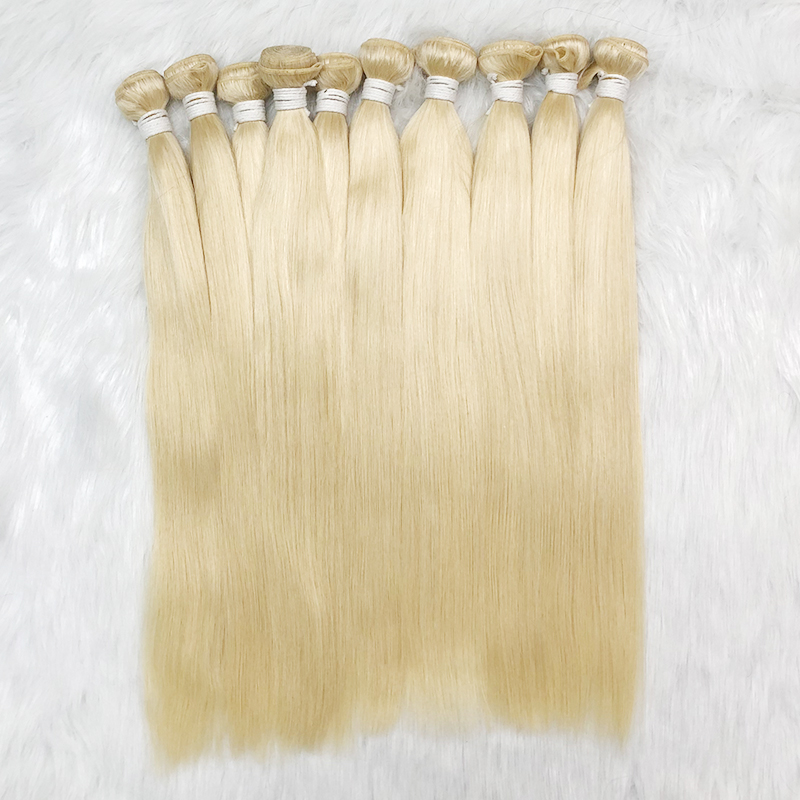 Straight 613 Blonde Human Hair Bundles