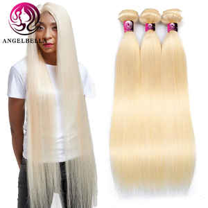 613# Blonde Remy Hair Bundle Weave Straight Human Hair Weft Bundle Deals Wholesale 