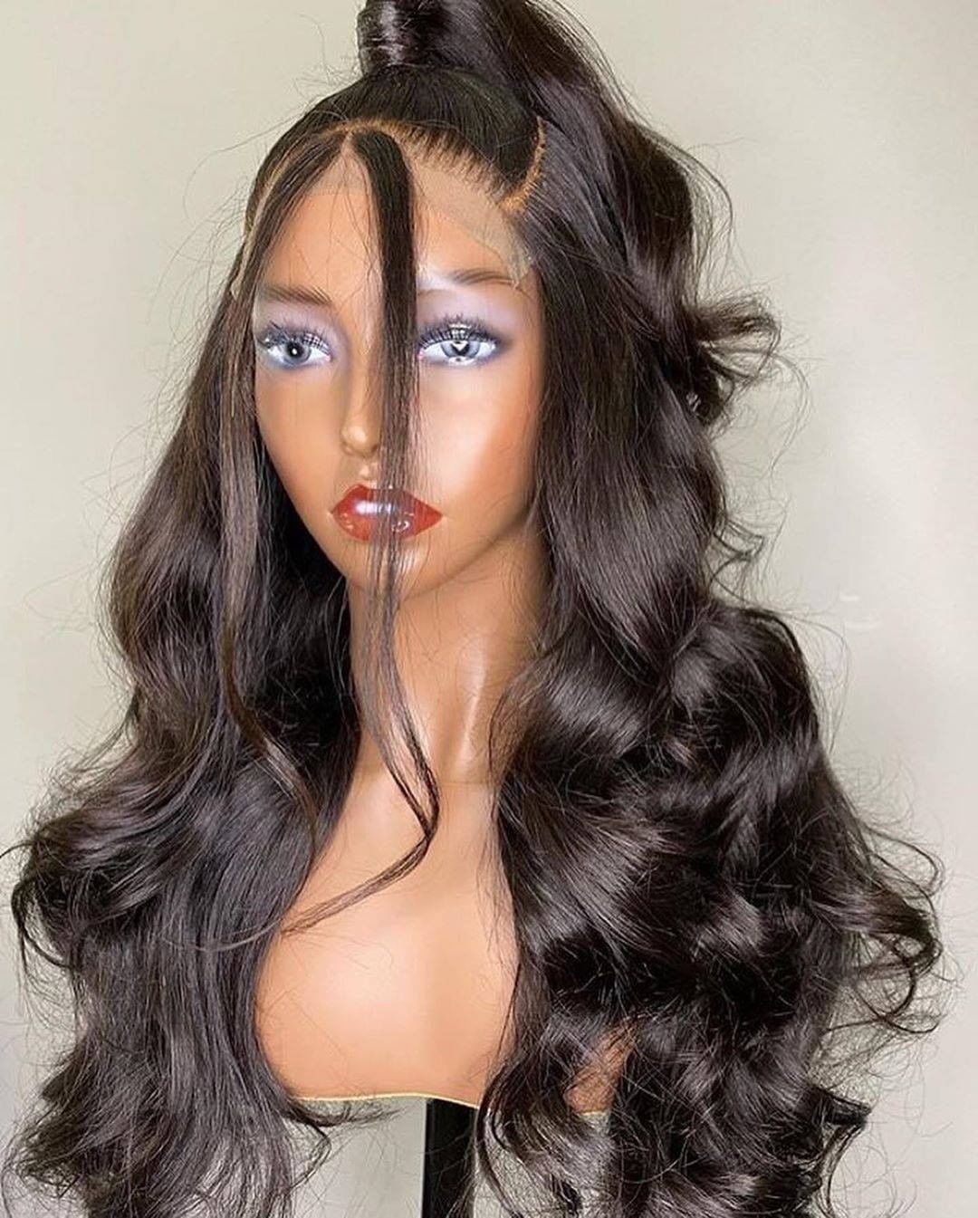 13x6 Full Frontal Closure Hd Natural Lace Front Human Hair Wigs