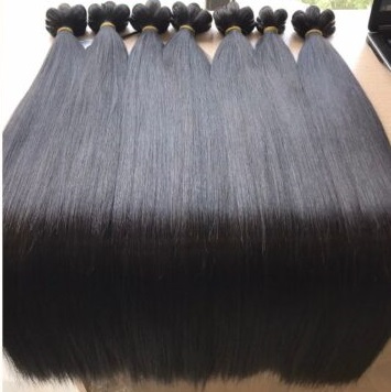 100% Straight Raw Human Hair Nature Black Hair Extensions Human Hair 18 inches Straight Raw Human Hair Bundles
