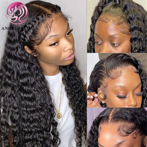 AngelBella DD Diamond Hair 100% Brazilian Virgin Human Hair 13X4 HD Swiss Deep Wave Lace Wig