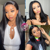 Angelbella Queen Doner Virgin Hair Pre Plucked Natural Hairline 180% Density Glueless Lace Front Wigs Human Hair 13x4 Straight Human Hair Wigs For Black Women