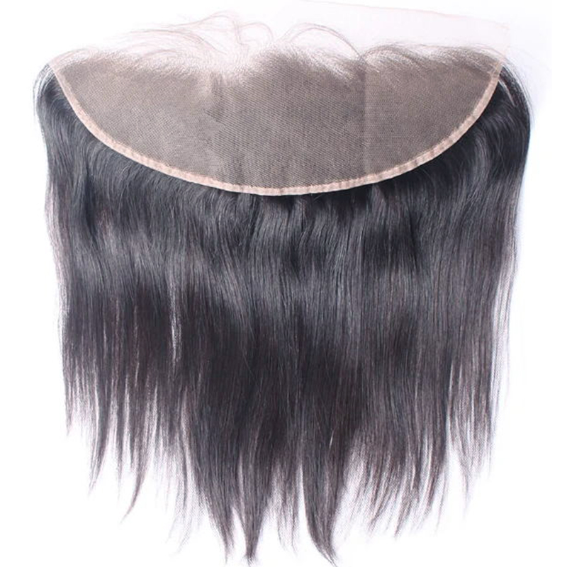 Transparent Swiss Lace Frontal 13*4 Silk Straight Real HD Lace Frontal With Baby Hair 