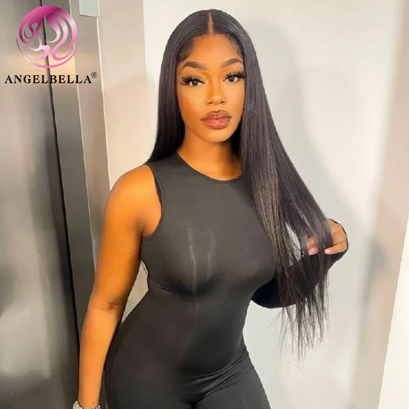 AngelBella DD Diamond Hair Wholesale Brazilian Human Hair Lace Wig Pre Plucked Lace Front HD Lace Frontal Wigs