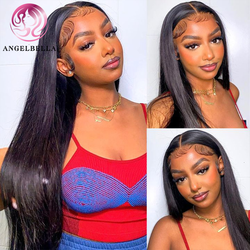 Angelbella Queen Doner Virgin Hair 13x6 Best Human Hair Glueless Lace Front Wigs Websites
