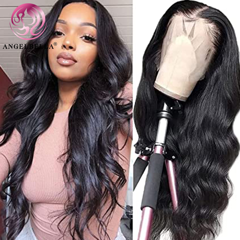 AngelBella DD Diamond Hair 13X4 Body Wave Brazilian Hair HD Lace Frontal Cheap Lace Front Human Hair Wigs
