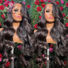 Angelbella Queen Doner Virgin Hair Body Wave Human Hair 13x6 Transparent HD Lace Front Wigs