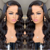 Virgin Human Hair Full Lace Wig Lace Front Wig for Black Woman