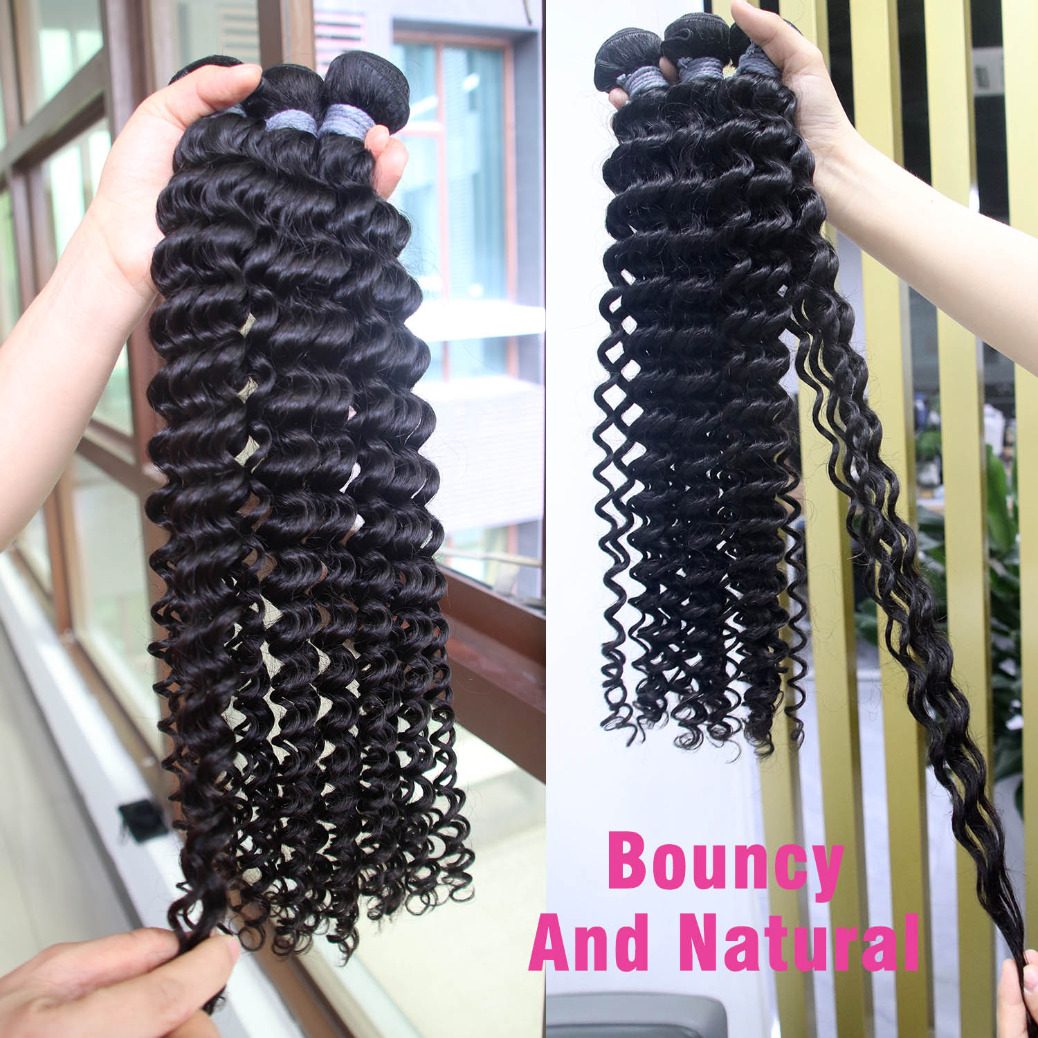 Deep Wave Human Hair Extension Cheap Brazilian Human Hair Weave