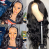 13X4 Body Wave Swiss Lace Frontal Cheap Lace Front Human Hair Wigs