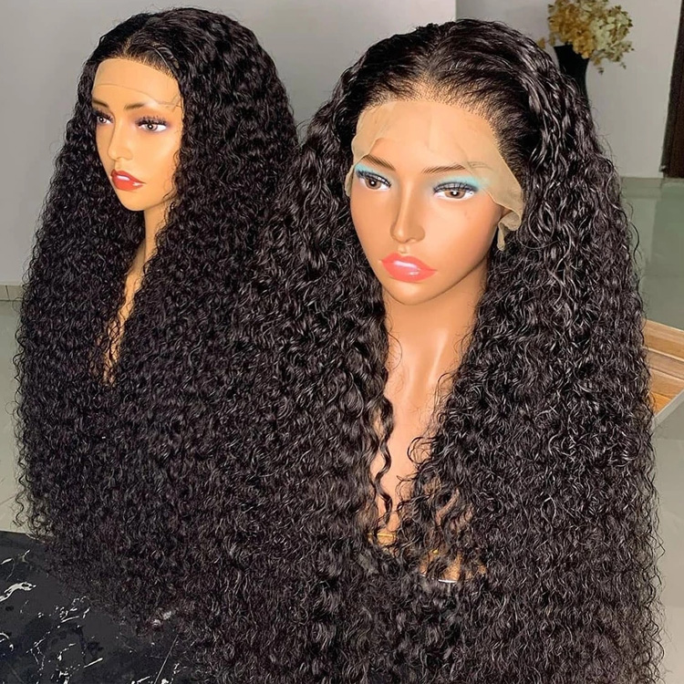 Compact 13 X 4 Frontal Blonde Lace Front Wigs Human Hair