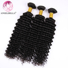 Angelbella Queen Doner Virgin Hair Brazilian Deep Wave 100％ Human Hair Extensions Weave Bundle
