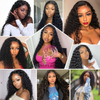 AngelBella DD Diamond Hair 100 Human Hair Natural Glueless Lace Front Wig HD Water Wavy Lace Frontal Wig