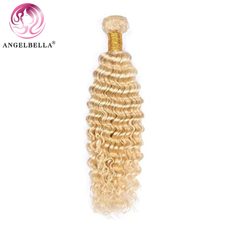 Angelbella Queen Doner Virgin Hair Raw Brazilian Hair 613 Deep Wave Huamn Hair Bundles 