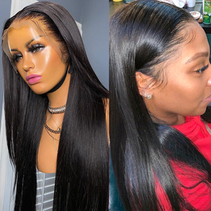 13X6 Transparent Lace Frontal Human Hair Wig