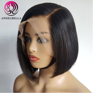 wholesale bob wigs with bang cheap human hair brazilian hair wigs