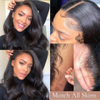 13x6 Swiss Transparent Lace Frontal Pre Plucked Lace Front Wigs