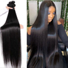Natural Color 100% Unprocessed Virgin Human Hair Bundles Remy Hair Bundles Brazilian Straight Hair Weave