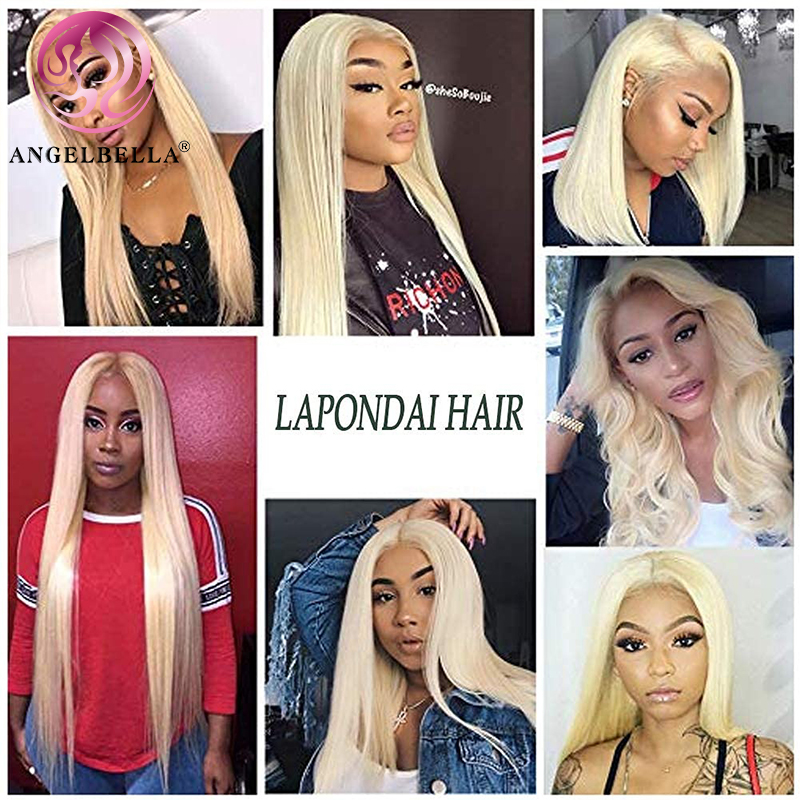 Angelbella Queen Doner Virgin Hair Brazilian 613 Straight Raw Huamn Hair Bundles 