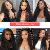 Angelbella Queen Doner Virgin Hair 13x4 Deep Wave Real Human Hair HD Lace Front Wigs 
