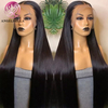 Angelbella Queen Doner Virgin Hair Pre Plucked Natural Hairline 180% Density Glueless Lace Front Wigs Human Hair 13x4 Straight Human Hair Wigs For Black Women