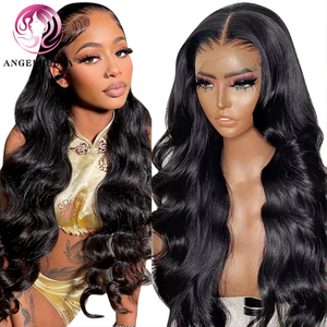 AngelBella DD Diamond Hair 100% Human Hair Wigs Body Wave 13x4 Hd Lace Frontal Wigs Vendors