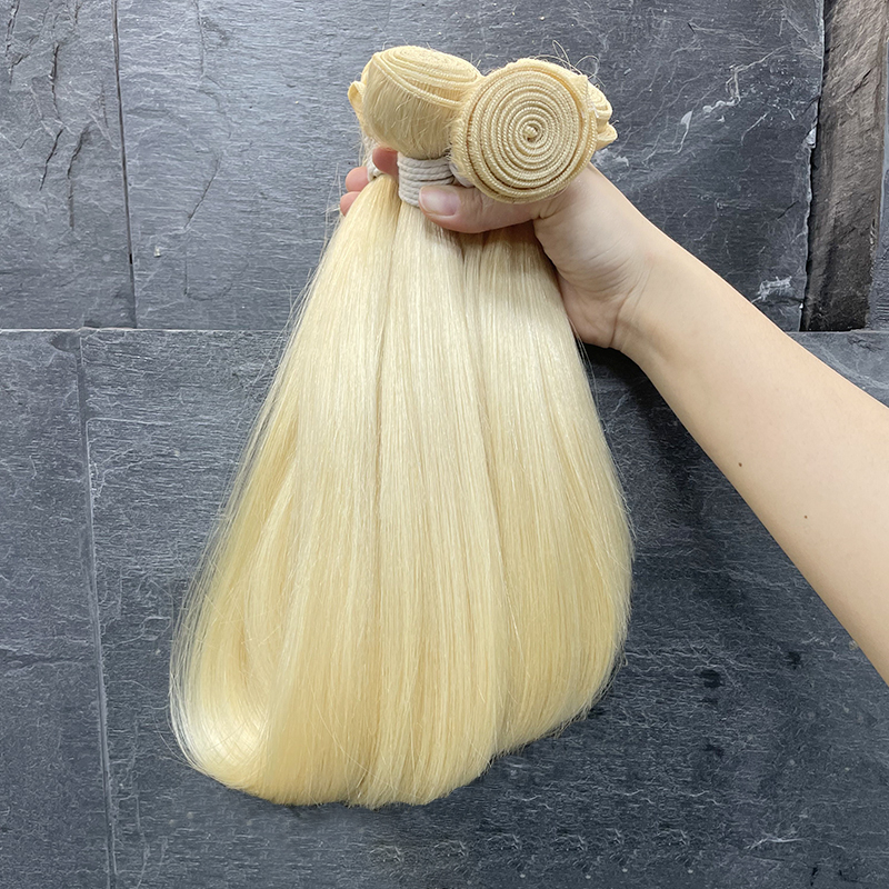 Honey Blonde Straight Hair Bundles 10-30 Inch Brazilian Human Hair