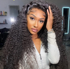 13x4 LACE FRONT WIG DEEP CURLY 150% DENSITY PRE-PLUCKED