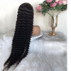 Angelbella Wholesale 13x4 Loose Deep Wave Brazilian Human Hair Wigs 32 34 Inch Transparent Curly Lace Front Wig For Black Women