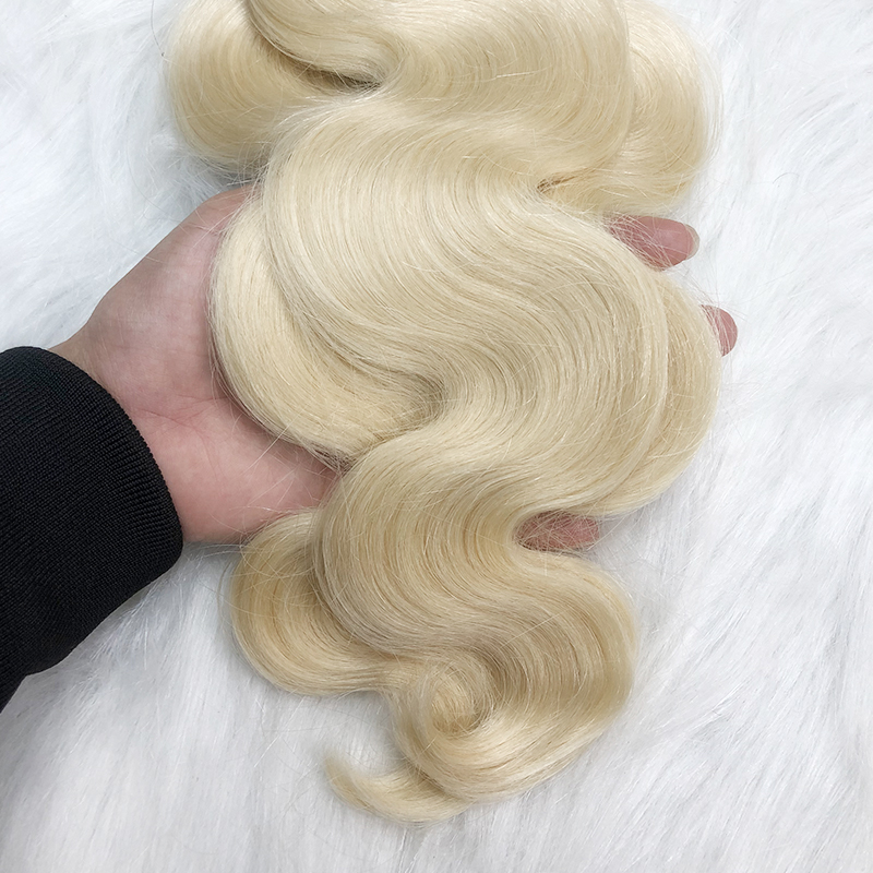 Cheap Affordable 613 Blonde Remy Blonde Human Hair Bundles