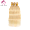 Angelbella Queen Doner Virgin Hair Raw Brazilian 613# Straight 100% Human Hair Bundles