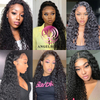 AngelBella DD Diamond Hair Transparent Lace Water Wave Wig Virgin Hair 13x4 Glueless Frontal Lace Wig