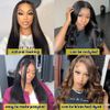 13X6 Transparent Lace Frontal Human Hair Wig