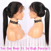Glueless Human Hair Lace Front Wigs