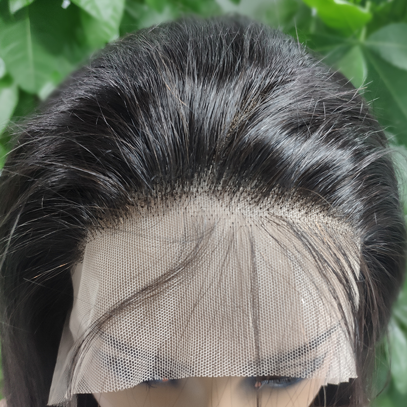 13x4 Lace Frontal Raw Virgin Hair Wigs Bone Straight