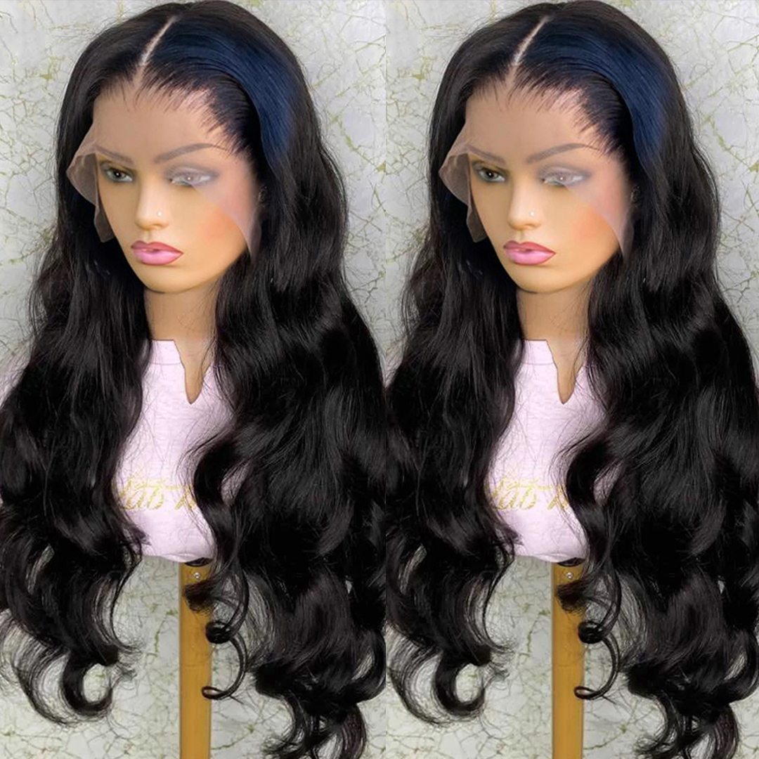 13X6 Brazilian Body Wave Human Hair Lace Front Wigs Near Me