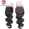 Brazilian Virgin Remy Human Hair Closure Pure Virgin Hair Body Wave Closure Pieces