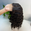 Deep Wave Lace Closure Wig Human Hair Bob Wigs for Black Women