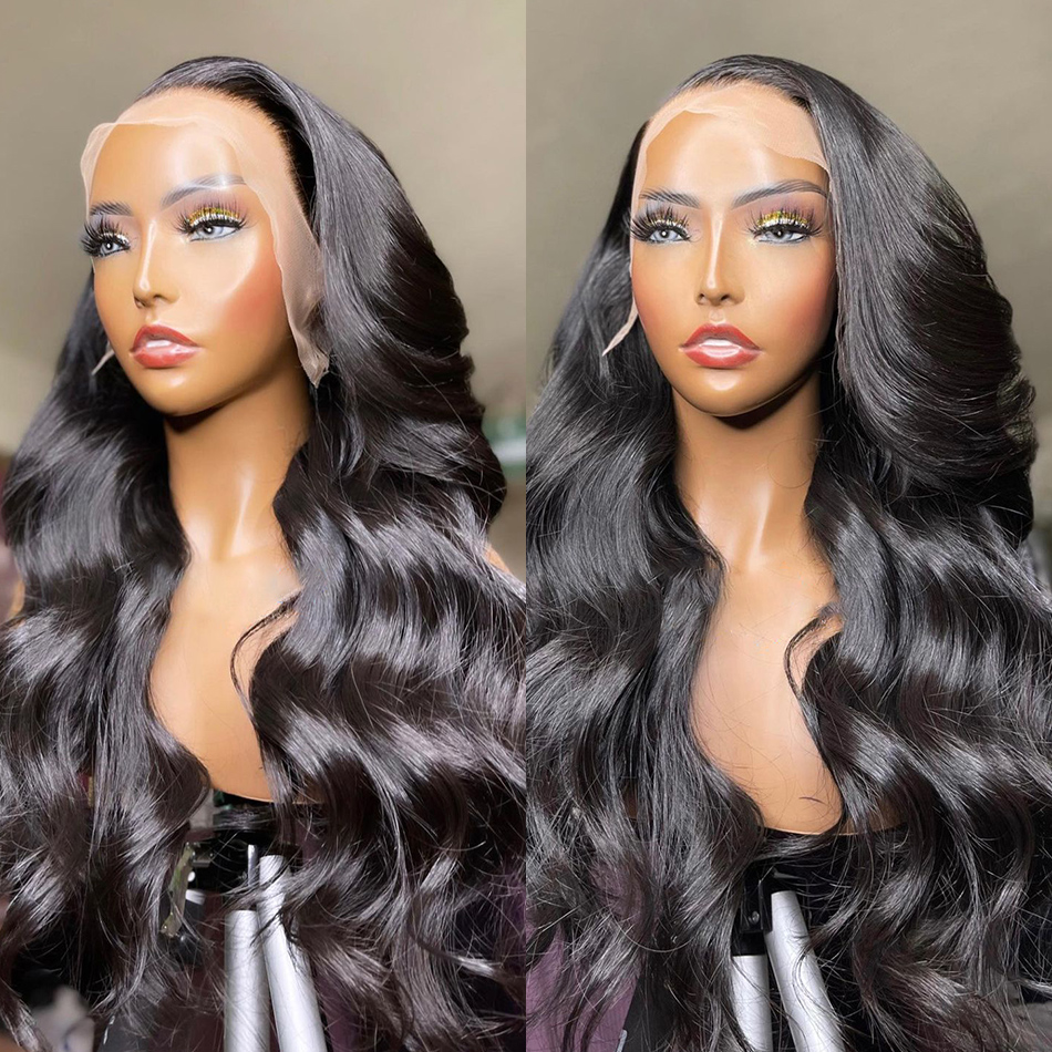 13x6 Transparent Lace Frontal Body Wave Best Human Hair Lace Front Wigs