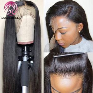 AngelBella DD Diamond Hair Frontal Wig Vendors 13X4 HD Lace Brazilian Human Hair Wigs For Black Women