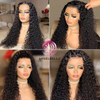 AngelBella DD Diamond Hair Deep Wave Real Hair HD 13x4 Lace Frontal Ear To Ear Lace Front Wigs