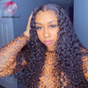 AngelBella DD Diamond Hair Glueless HD 13x4 Lace Front Deep Wave Human Hair Frontal Wig