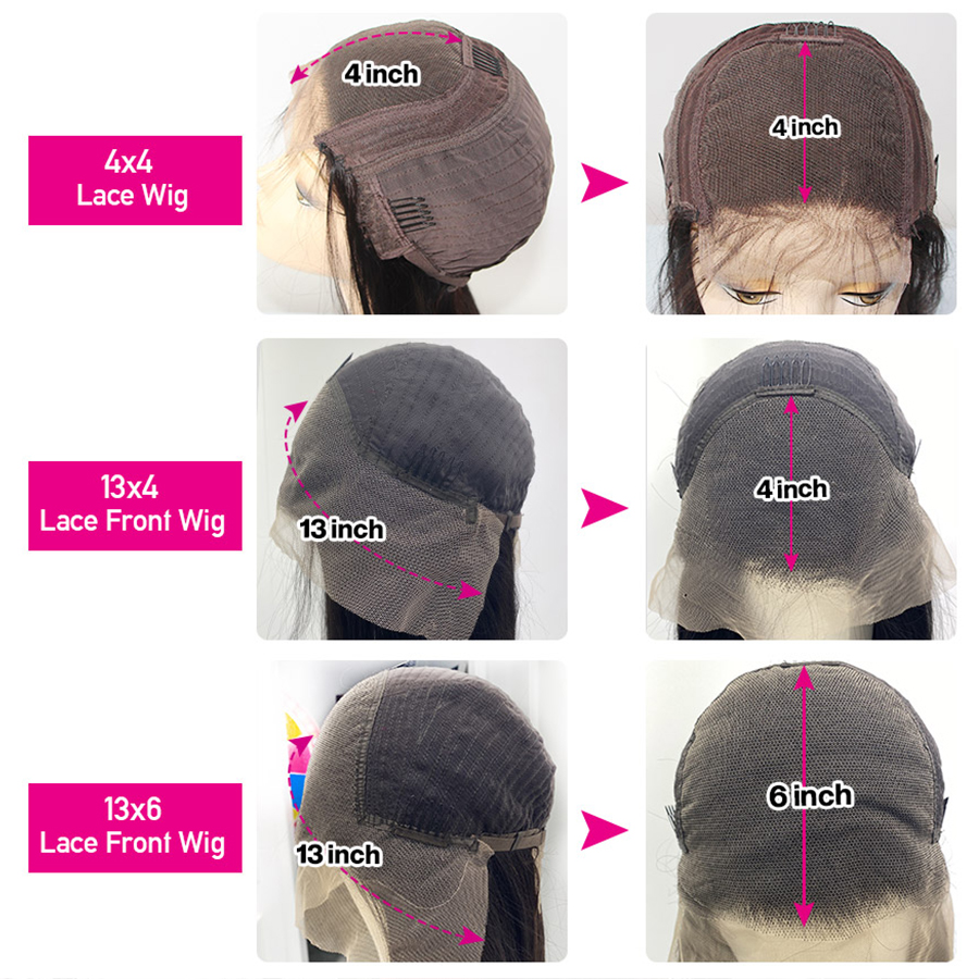 Glueless Transparent Lace Wig Body Wave Human Hair 